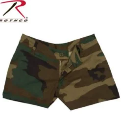 Rothco Woodland Camo - Naisten Shortsit