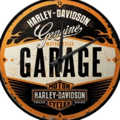 Seinäkello - Harley-Davidson Garage