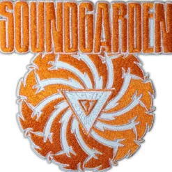 Soundgarden: Badmotorfinger orange on white - Kangasmerkki