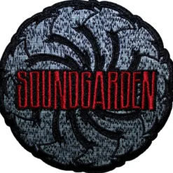 Soundgarden: Logo Swirl B&W - Kangasmerkki