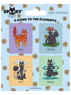 Spooky Cat Elements - vinyylitarrat