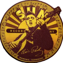 Sun Records Elvis Label - Kangasmerkki