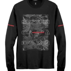 System Of A Down: Eye Collage - Pitkähihainen paita