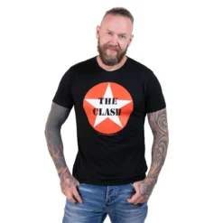 The Clash: Star badge - T-paita