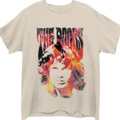 The Doors Jim Face fire - T-paita