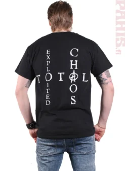 The Exploited Mohican Skull - T-paita