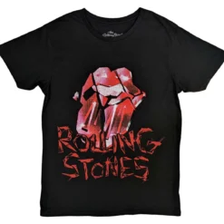 The Rolling Stones: Hackney Diamonds Cracked Glass Tongue - T-paita