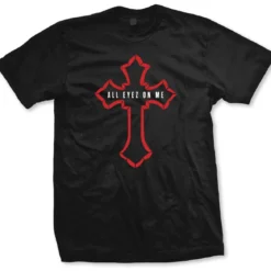 Tupac All Eyez Logo - T-paita