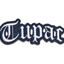 Tupac Cut out logo - Kangasmerkki
