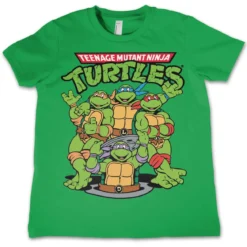 Turtles Group - Lasten T-paita, vihreä