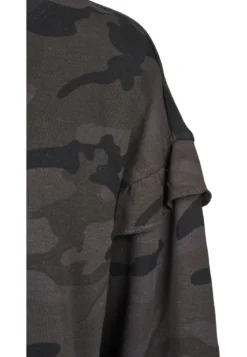Urban Classics Camo Volant Crew - Naisten collegemekko, dark camo