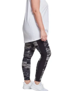 Urban Classics Dark Camo Stripe - legginsit