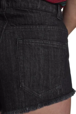 Urban Classics Denim - Hotpantsit, musta