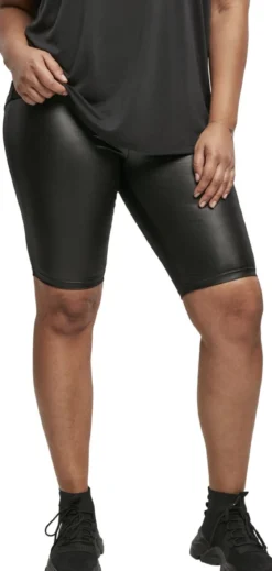 Urban Classics Imitation Leather - Pyöräilyshortsit