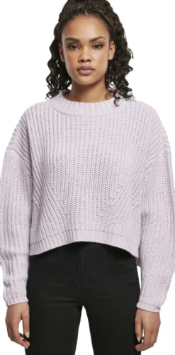 Urban Classics Ladies Wide Oversize - neule, softlilac