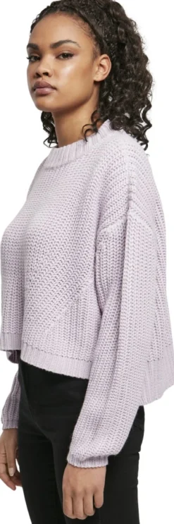 Urban Classics Ladies Wide Oversize - neule, softlilac