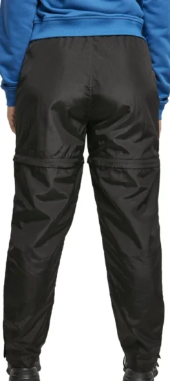 Urban Classics Naisten Shiny Crinkle Nylon Zip - Housut