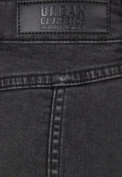 Urban Classics Organic Stretch Button Denim - Farkkuhame, black