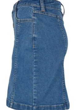 Urban Classics Organic Stretch Button Denim - Farkkuhame, blue