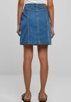 Urban Classics Organic Stretch Button Denim - Farkkuhame, blue