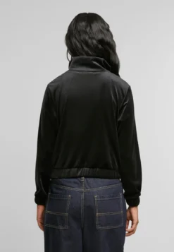 Urban Classics Short Velvet Track Jacket - Takki