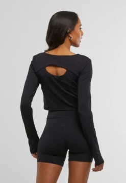 Urban Classics Sports Longsleeve - Pitkähihainen paita, musta