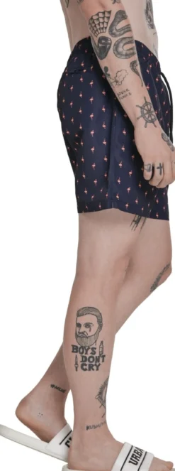 Urban Classics - Uimashortsit, flamingo