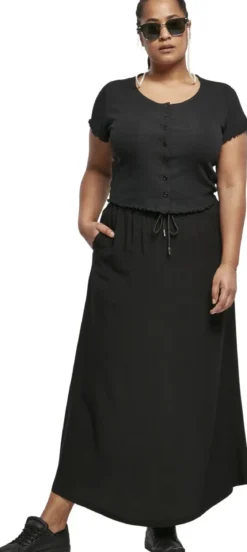 Urban Classics Viscose Midi - Hame, Black