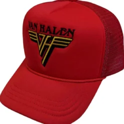 Van Halen Text & Yellow Logo mesh - Lippis