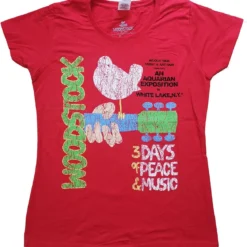 Woodstock Vintage Classic Poster - Naisten T-paita